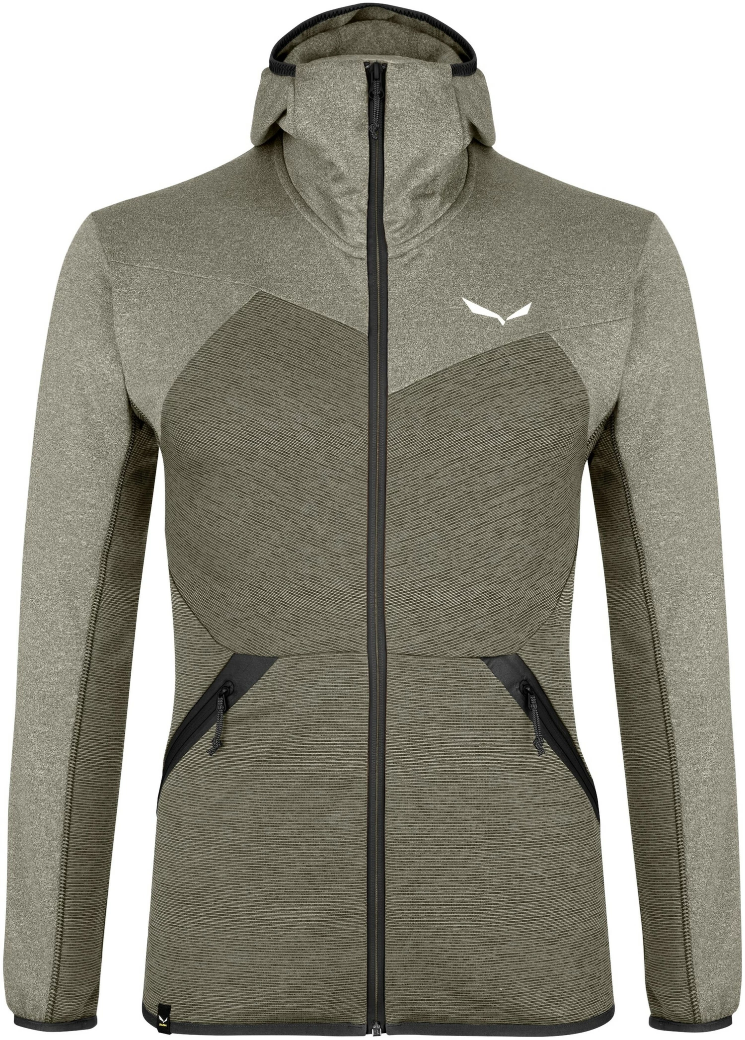 SALEWA Puez Melange Polarlite Sweat à capuche zippé Homme, beige 3 SALEWA Puez Melange Polarlite Sweat à capuche zippé Homme, beige