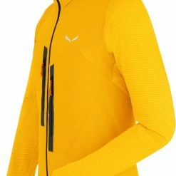 SALEWA Rolle Polarlite Responsive Veste Homme, jaune -Vestes en polaire Soldes salewa rolle polarlite responsive jacket men gold 3 1
