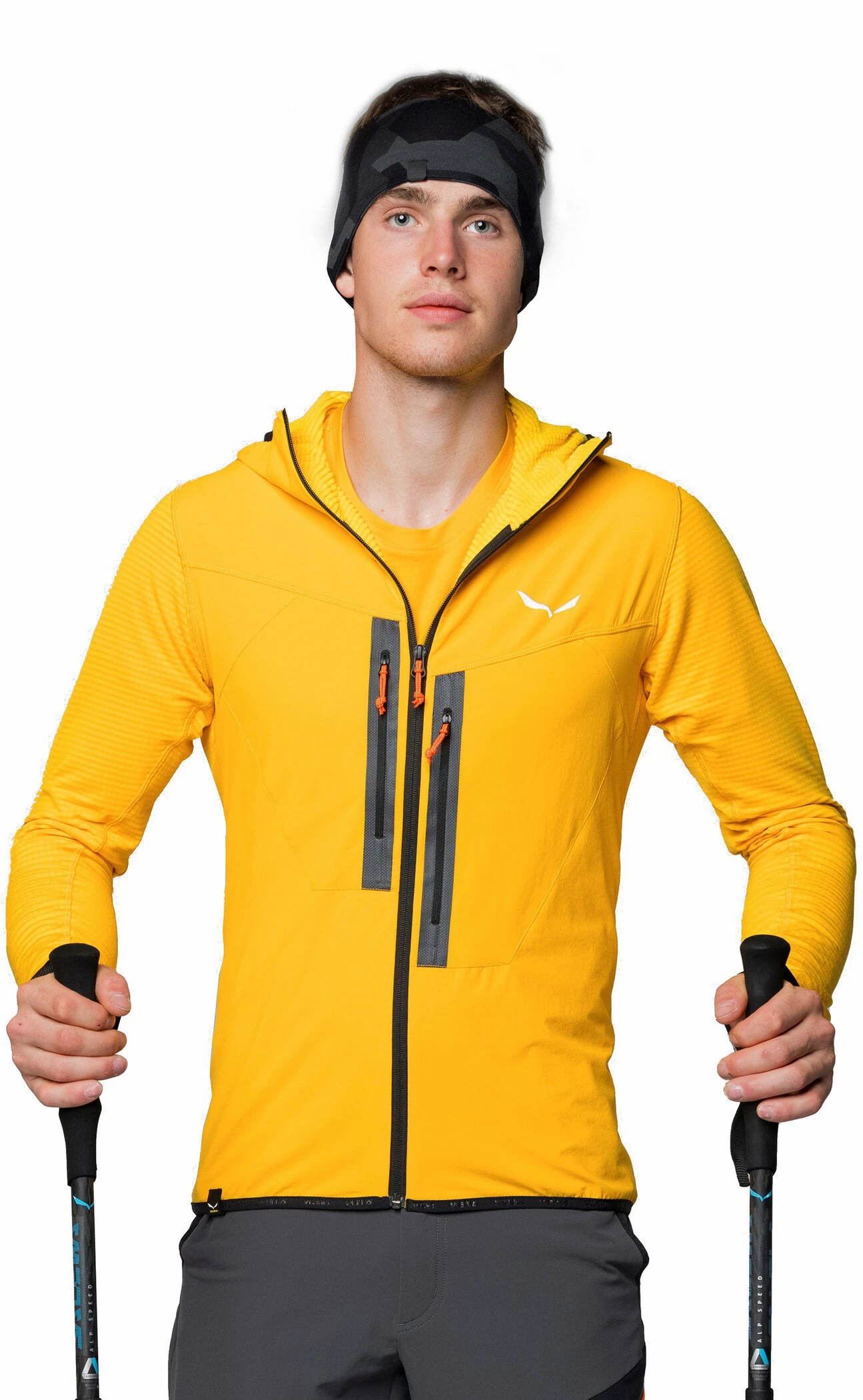 SALEWA Rolle Polarlite Responsive Veste Homme, gris 6 SALEWA Rolle Polarlite Responsive Veste Homme, gris – Image 4