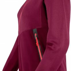SALEWA Vezzana Polarite Veste Femme, rouge -Vestes en polaire Soldes salewa vezzana polarite jacket women rhodo red 3
