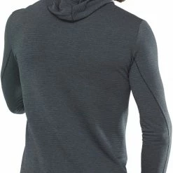 Salomon Outline Veste à capuche zippée Homme, bleu -Vestes en polaire Soldes salomon outline full zip hoodie men black 3