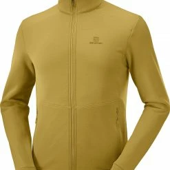 Salomon Radiant Veste zippée Homme, jaune