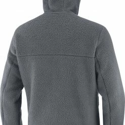 Salomon Snowshelter Pull à capuche Homme, gris -Vestes en polaire Soldes salomon snowshelter hoodie men ebony 3