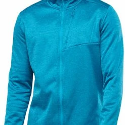 Salomon Transition Veste polaire à fermeture éclair complète Homme, turquoise 10 Salomon Transition Veste polaire à fermeture éclair complète Homme, turquoise -Vestes en polaire Soldes salomon transition full zip mid fleecejacket men barrier reef heather 3 1