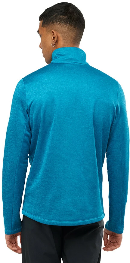 Salomon Transition Veste polaire à fermeture éclair complète Homme, turquoise 6 Salomon Transition Veste polaire à fermeture éclair complète Homme, turquoise – Image 4