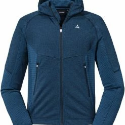 Schöffel Forillon Sweat à capuche en polaire Homme, bleu