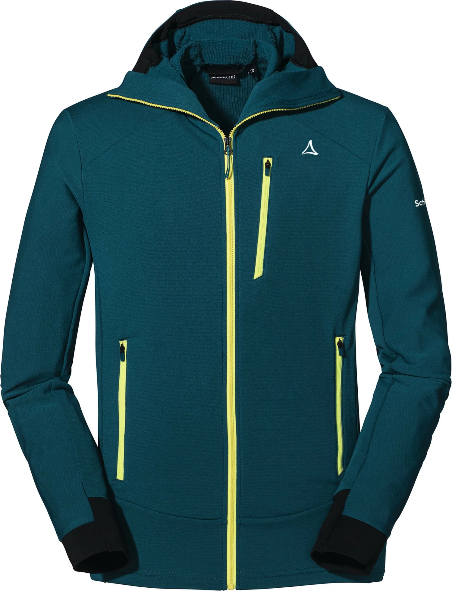 Schöffel Piz Beguz Sweat à capuche en polaire Homme, Bleu pétrole 3 Schöffel Piz Beguz Sweat à capuche en polaire Homme, Bleu pétrole