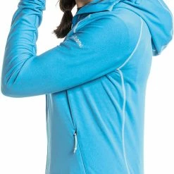 Schöffel Ramezza Sweat à capuche en polaire Femme, bleu -Vestes en polaire Soldes schoeffel ramezza fleece hoody women vivid blue 4