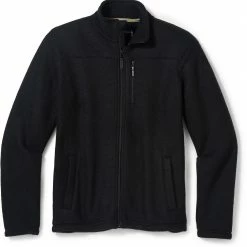 Smartwool Hudson Trail Veste polaire à fermeture éclair complète Homme, noir