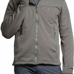 Tatonka Lhys Veste à capuche Homme, bleu -Vestes en polaire Soldes tatonka lhys hooded jacket men bark grey 3 1
