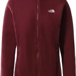 The North Face 100 Glacier Veste zippée Femme, rouge
