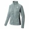 The North Face Ao Couche intermédiaire à fermeture éclair Femme, Bleu pétrole
