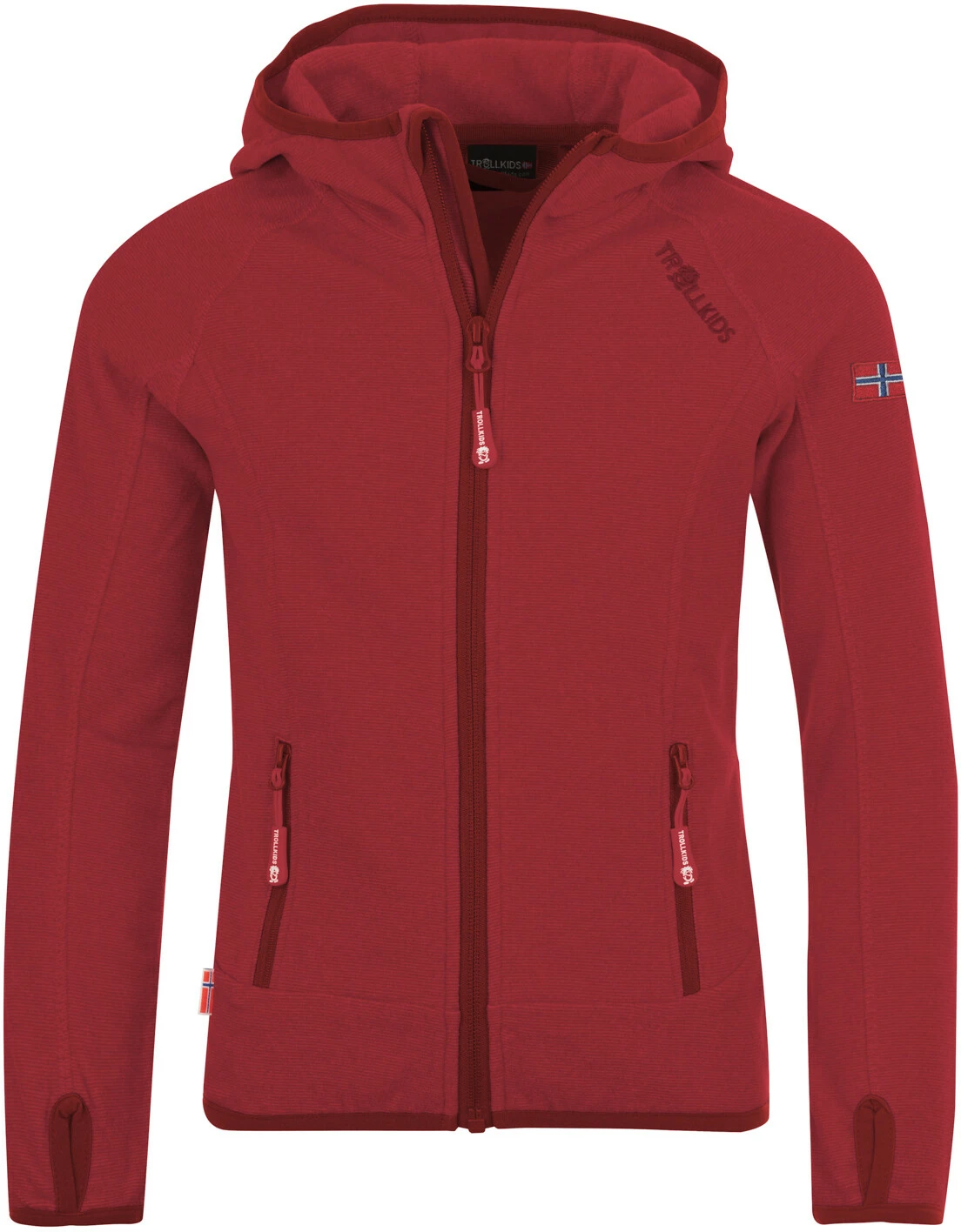 TROLLKIDS Sandefjord Veste Fille, rouge 3 TROLLKIDS Sandefjord Veste Fille, rouge