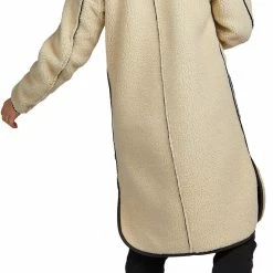 Varg Koster Manteau long en laine Femme, beige -Vestes en polaire Soldes varg koster long wool coat women offwhite black 5