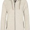Varg Malö Veste en laine Femme, beige -Vestes en polaire Soldes varg maloe wool jersey women off white 1
