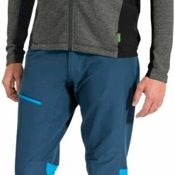 VAUDE Croz II Veste En Polaire Homme, bleu -Vestes en polaire Soldes vaude croz ii fleece jacket men black 1
