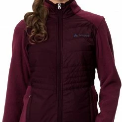 VAUDE Idris Veste en polaire Femme, rouge -Vestes en polaire Soldes vaude idris fleece jacket women cassis 3