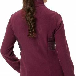 VAUDE Idris Veste en polaire Femme, rouge -Vestes en polaire Soldes vaude idris fleece jacket women cassis 4