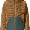 VAUDE Manukau Veste en polaire Enfant, marron/vert -Vestes en polaire Soldes vaude manukau fleece jacket kids bronze forest 1 1