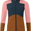VAUDE Monviso Veste polaire grillagée à capuche Femme, turquoise -Vestes en polaire Soldes vaude monviso hooded grid fleece jacket women dark sea 1