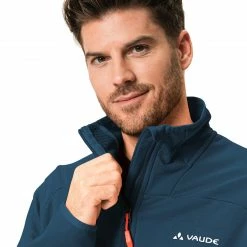 VAUDE Monviso II Veste polaire à fermeture éclair intégrale Homme, rouge -Vestes en polaire Soldes vaude monviso ii fleece fz jacket men baltic sea 6 3