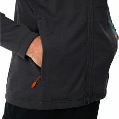 VAUDE Monviso Woodfiber Veste en polaire Homme, bleu -Vestes en polaire Soldes vaude monviso woodfiber fleece jacket men black 6