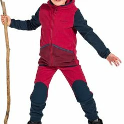 VAUDE Pulex Veste à capuche Enfant, bleu -Vestes en polaire Soldes vaude pulex hooded jacket kids crocus dark sea 3