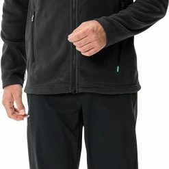 VAUDE Rosemoor II Veste en polaire Homme, noir -Vestes en polaire Soldes vaude rosemoor ii fleece jacket men black 3
