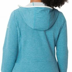 VAUDE Skomer Veste de randonnée Femme, violet -Vestes en polaire Soldes vaude skomer hiking jacket women arctic blue 4