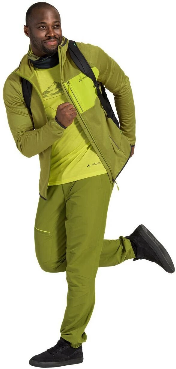 VAUDE Tekoa II Veste en polaire Homme, olive 5 VAUDE Tekoa II Veste en polaire Homme, olive – Image 3