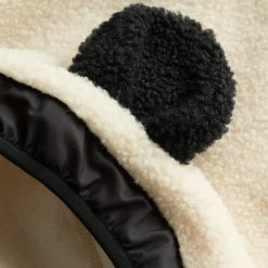 WeeDo Pando Fleece Jacket Kids, noir/blanc -Vestes en polaire Soldes weedo pando fleece jacket kids panda 3