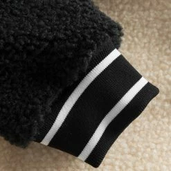 WeeDo Pando Fleece Jacket Kids, noir/blanc -Vestes en polaire Soldes weedo pando fleece jacket kids panda 4