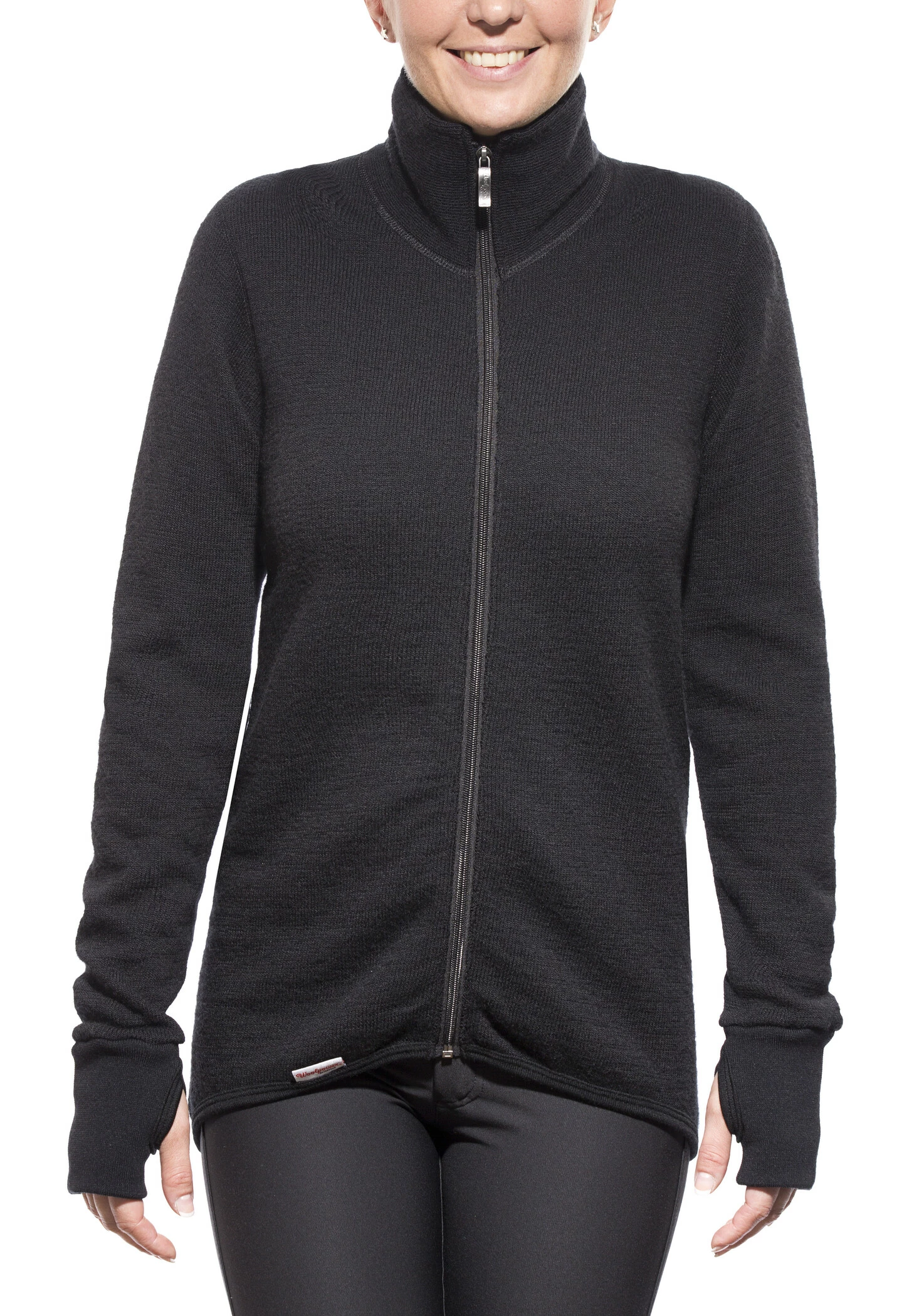 Woolpower 400 Full-Zip Thermo Jacket, noir 4 Woolpower 400 Full-Zip Thermo Jacket, noir – Image 2