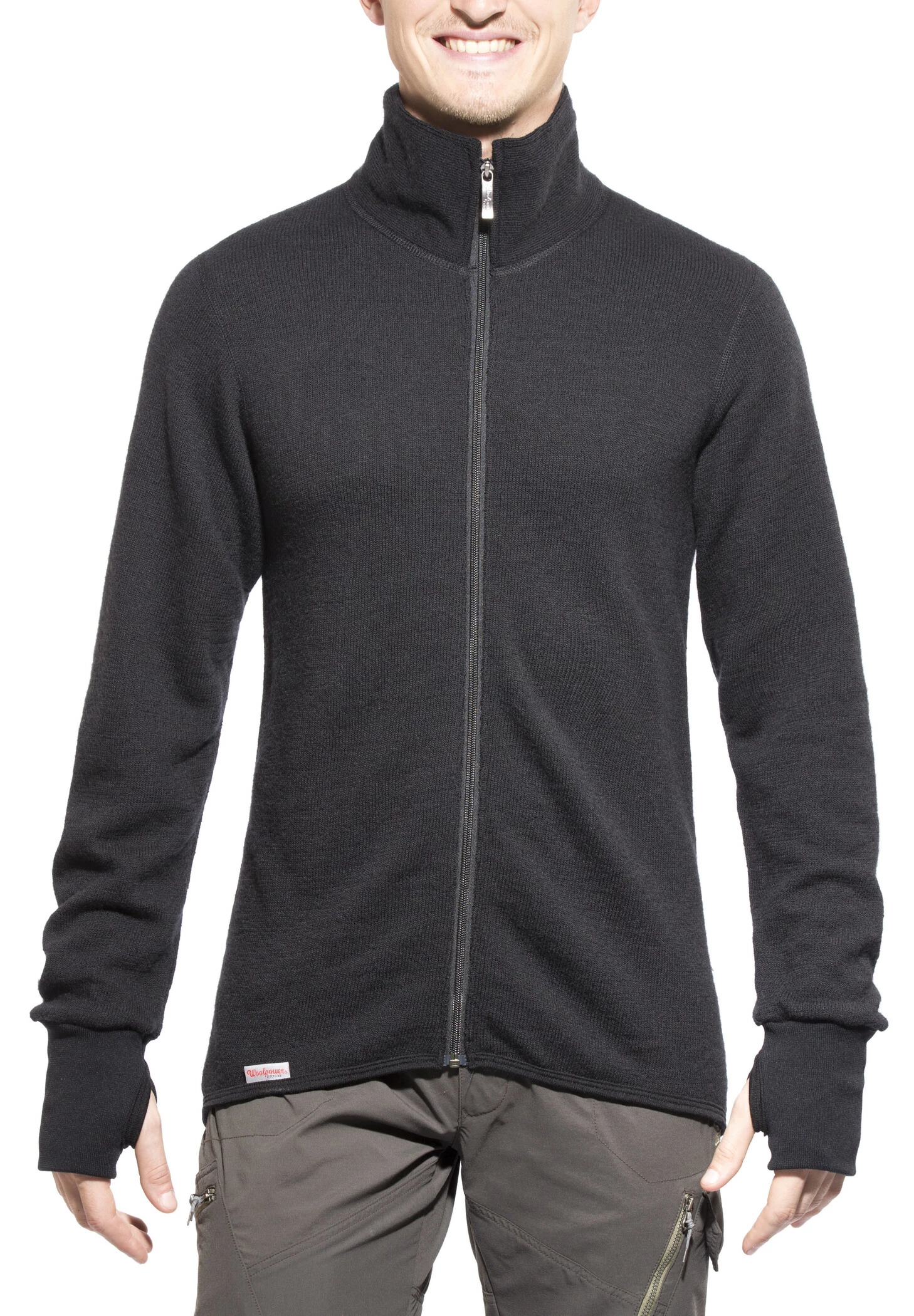 Woolpower 400 Full-Zip Thermo Jacket, noir 5 Woolpower 400 Full-Zip Thermo Jacket, noir – Image 3